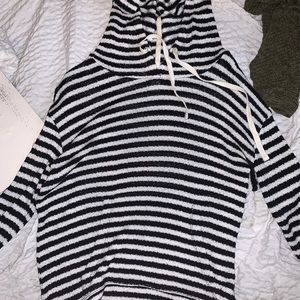 Striped hoodie